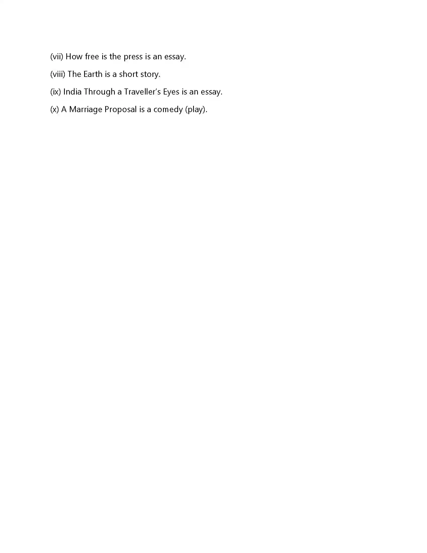 Bihar Board Class 12th My Grandmother’s House My Grand Mother’s House  Objective Objective Question 3