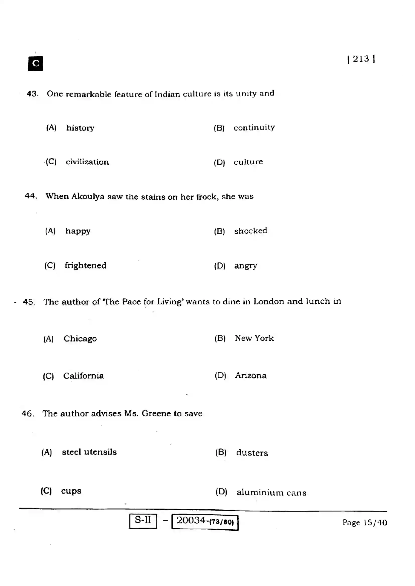 Bihar Board Class 10th 2022 English 2022 Previous Year Paper 15