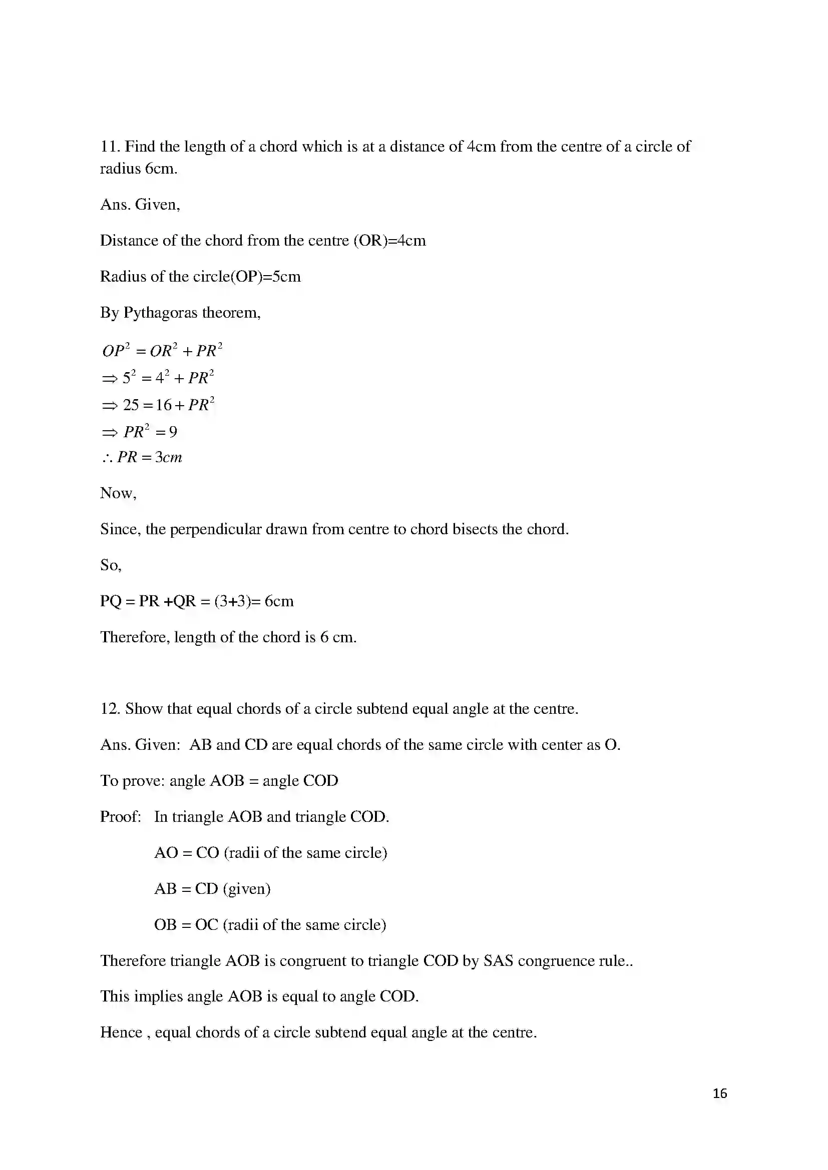 Bihar Board Class 10th 2018 Mathematics  2018 Previous Year Paper 16