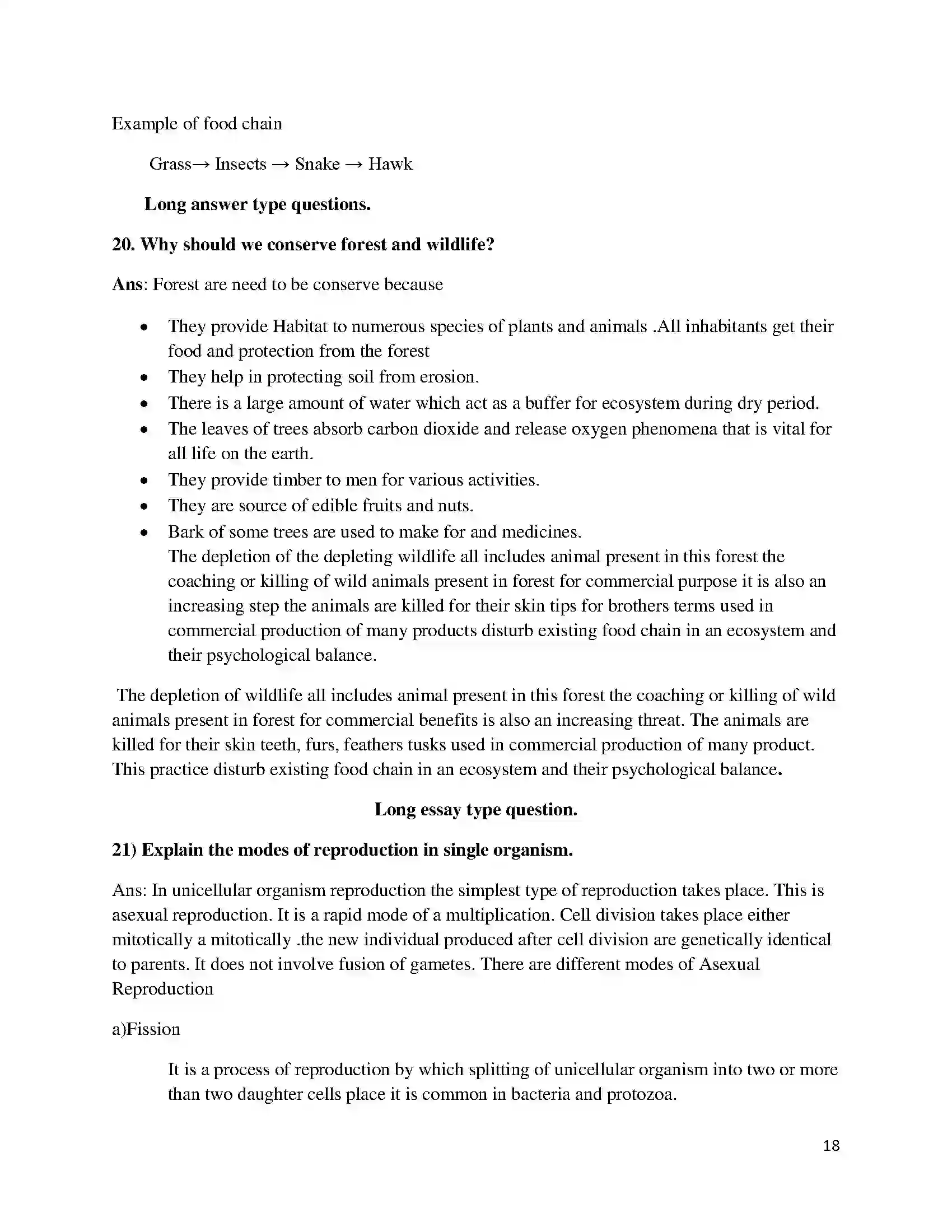 Bihar Board Class 10th 2018 Science  2018 Previous Year Paper 18