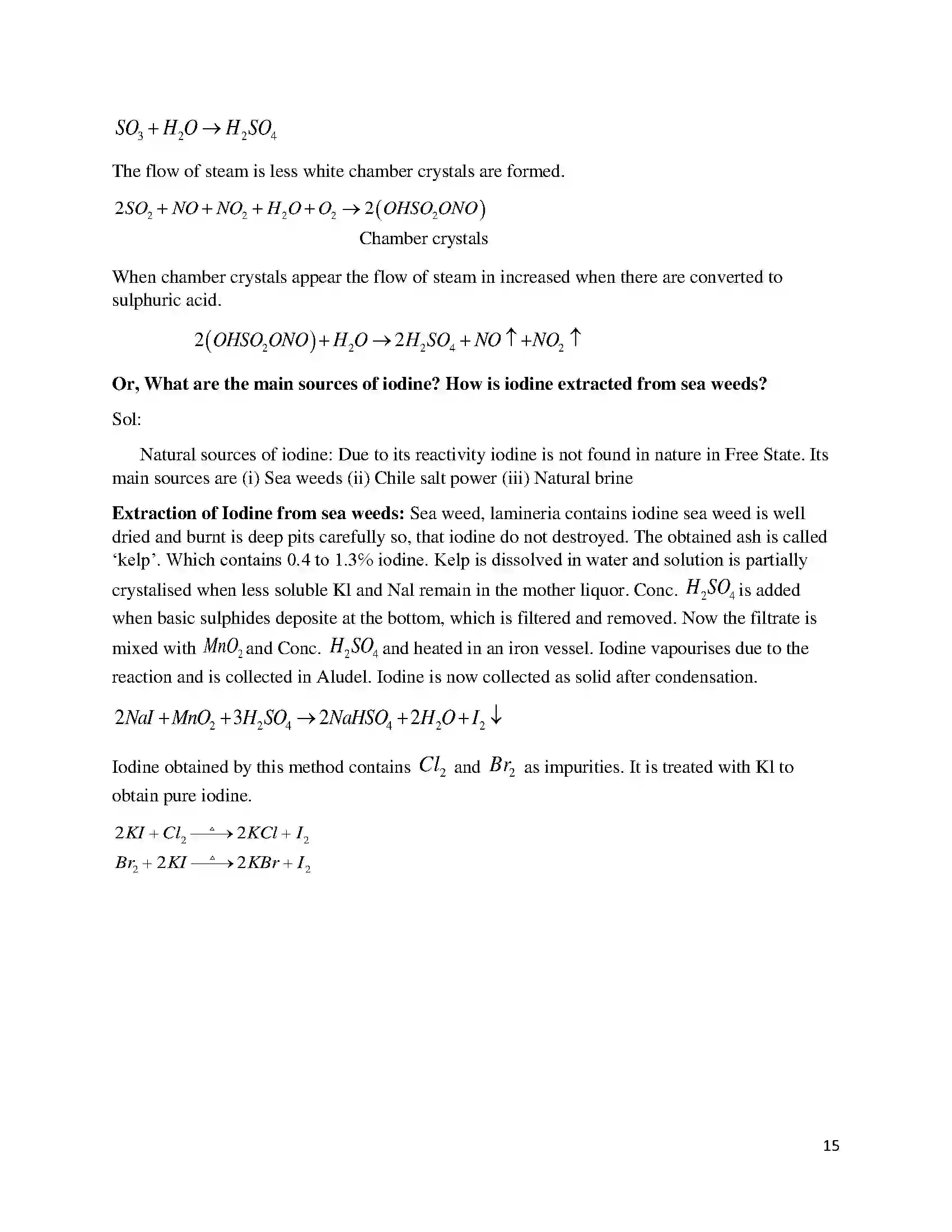 Bihar Board Class 12th 2016 Chemistry  2016 Previous Year Paper 15