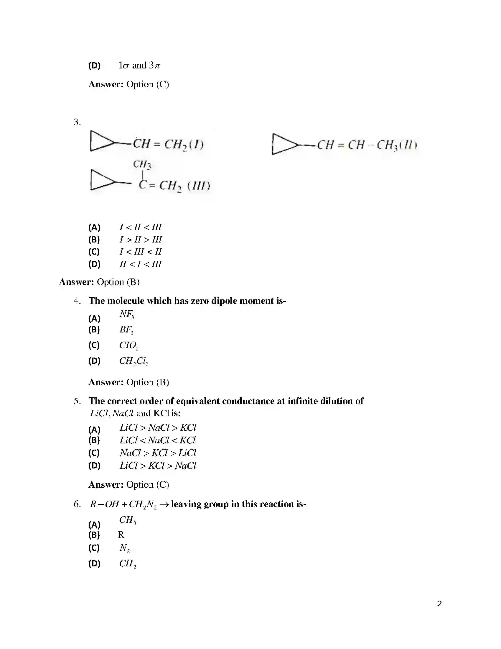 Bihar Board Class 12th 2018 Chemistry  2018 Previous Year Paper 2