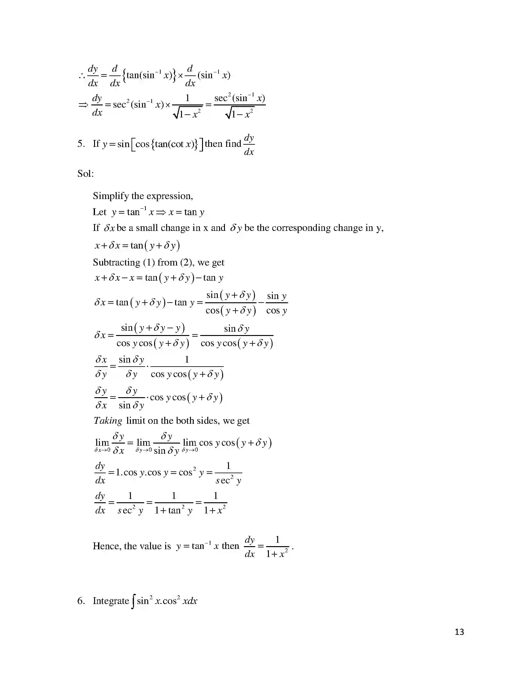 Bihar Board Class 12th 2017 Mathematics  2017 Previous Year Paper 13