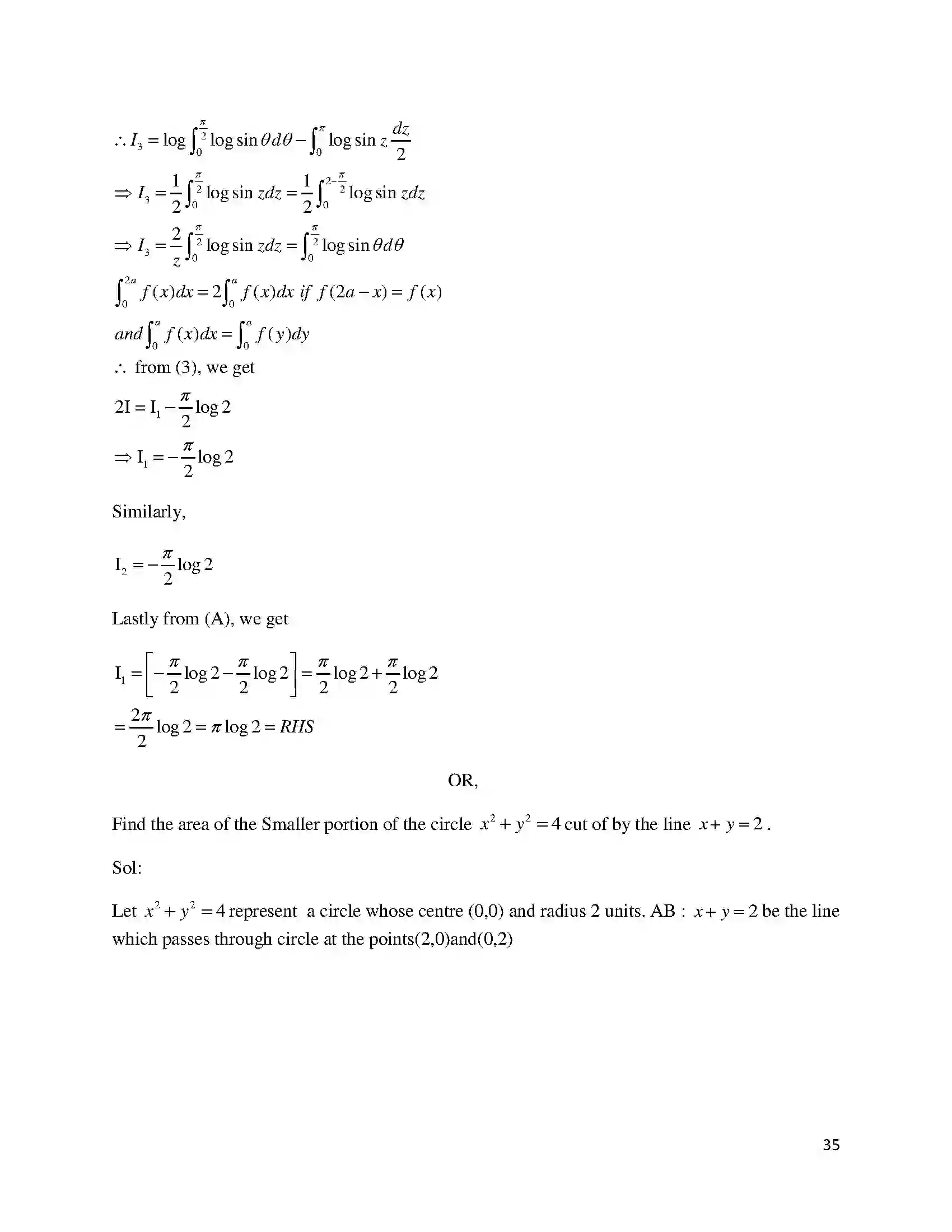 Bihar Board Class 12th 2018 Mathematics  2018 Previous Year Paper 35