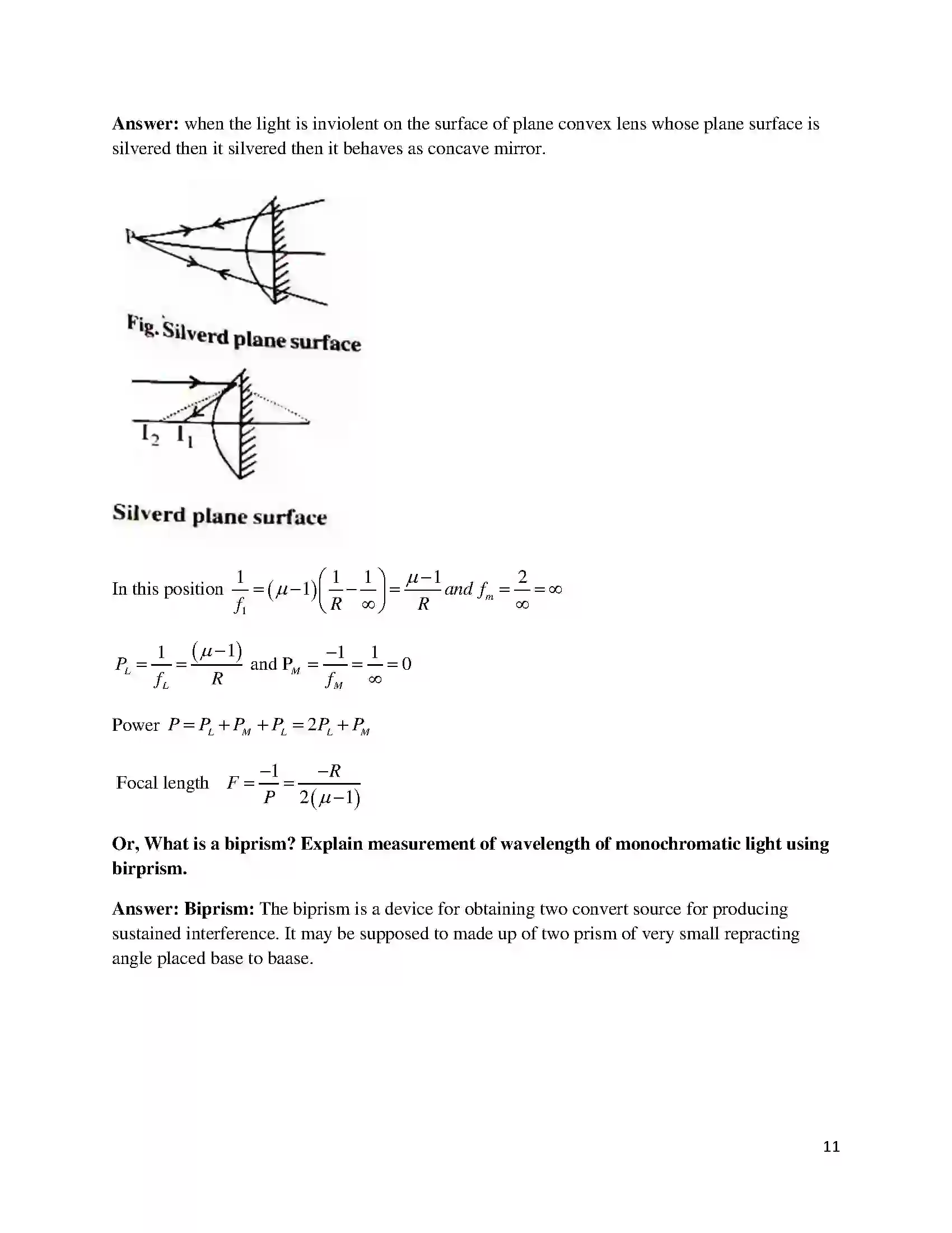 Bihar Board Class 12th 2016 Physics  2016 Previous Year Paper 11