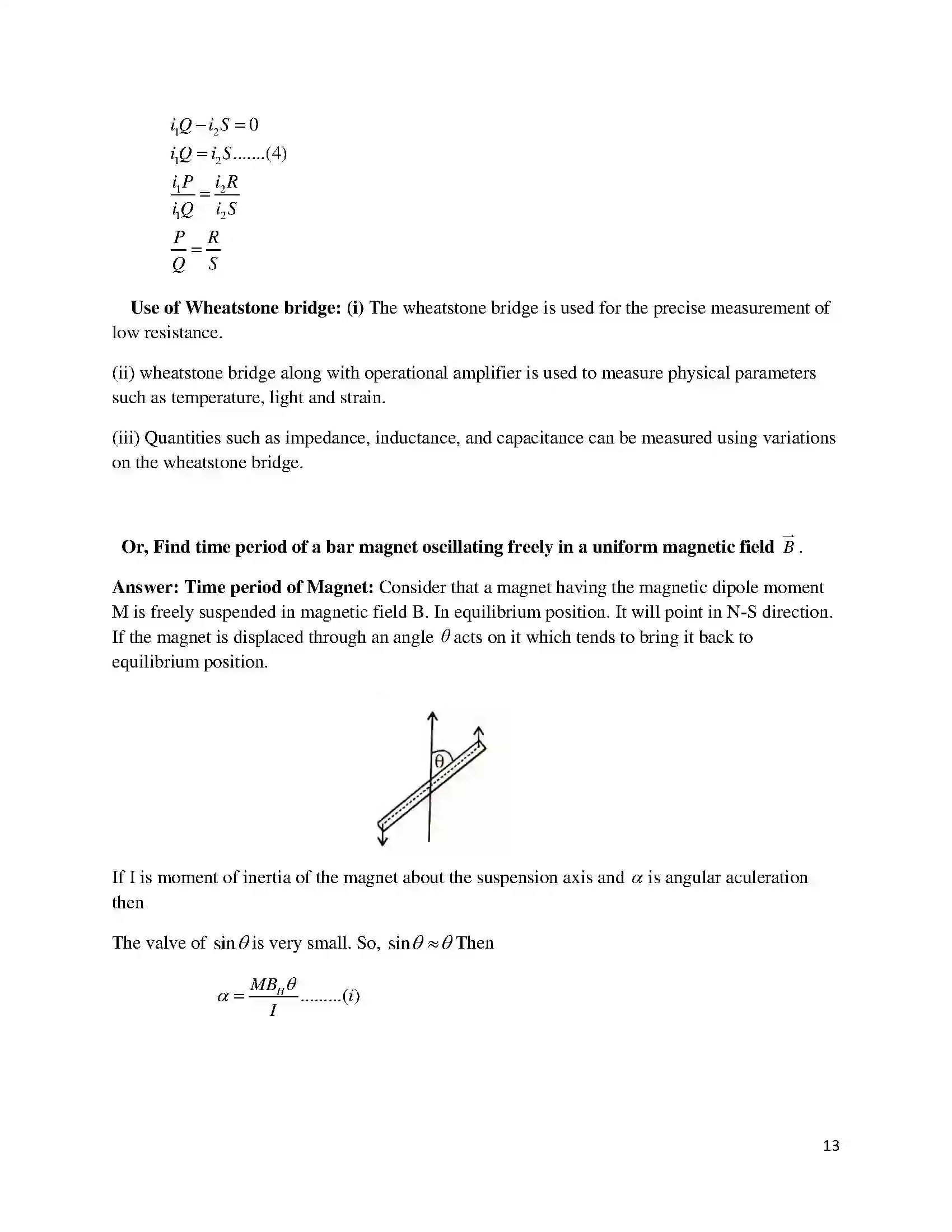 Bihar Board Class 12th 2016 Physics  2016 Previous Year Paper 13