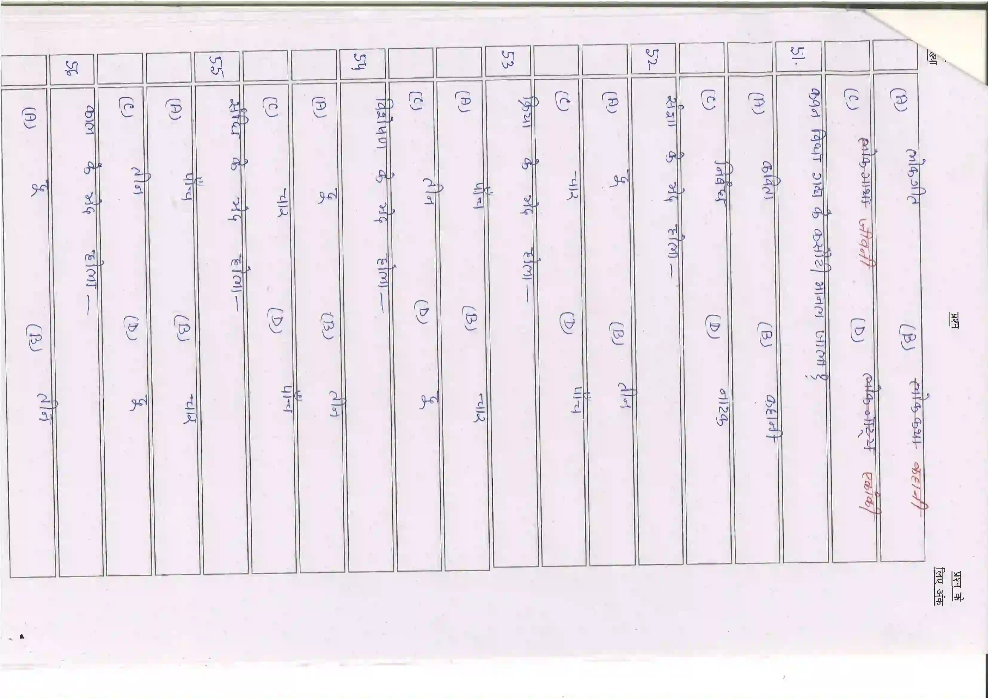 Bihar Board Class 10th 2025 Bhojpuri (Sil) (109-209) Sample Paper 10