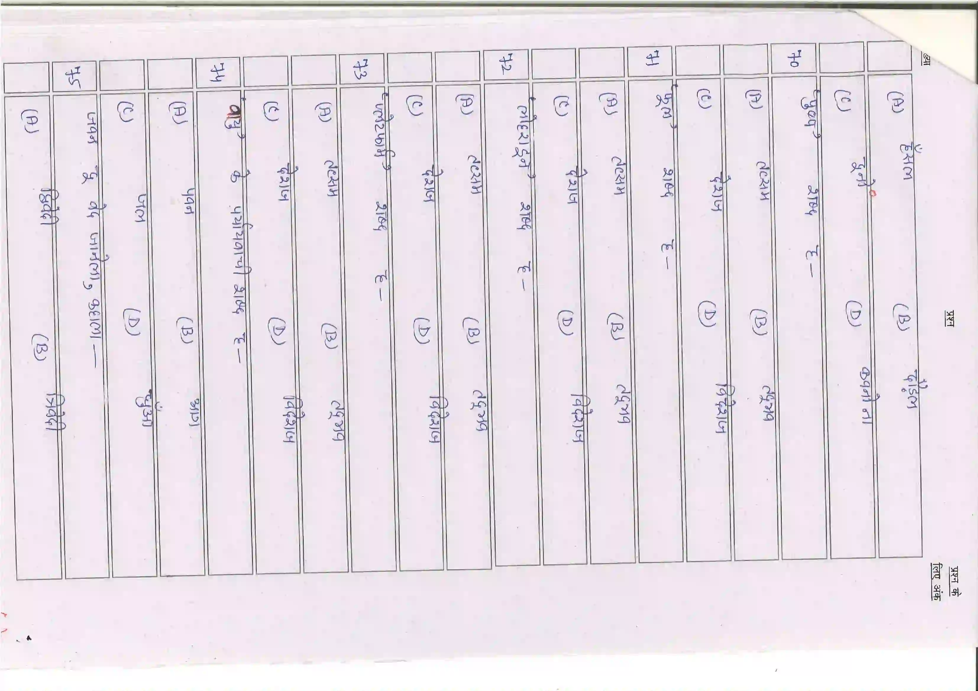 Bihar Board Class 10th 2025 Bhojpuri (Sil) (109-209) Sample Paper 13