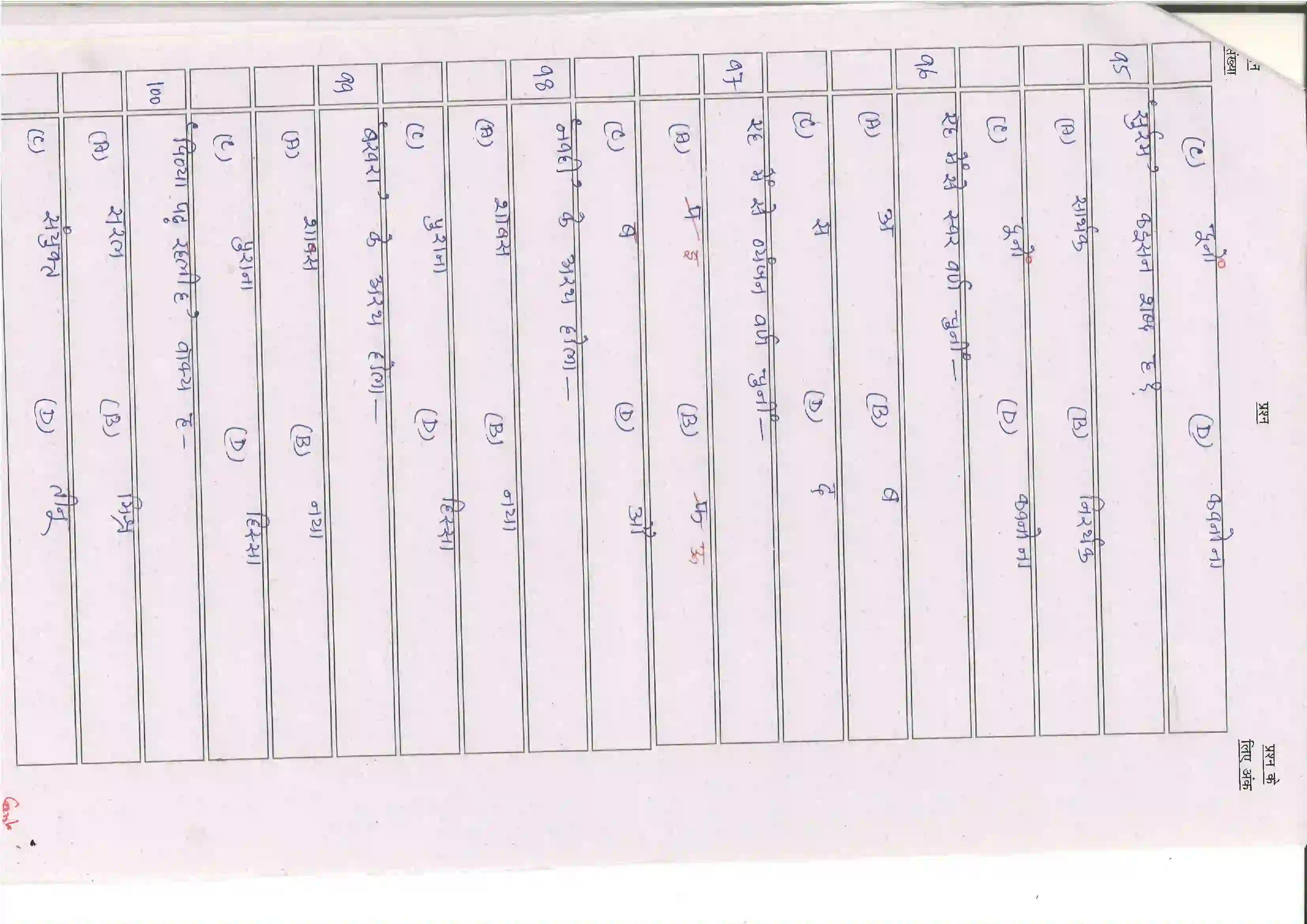 Bihar Board Class 10th 2025 Bhojpuri (Sil) (109-209) Sample Paper 17