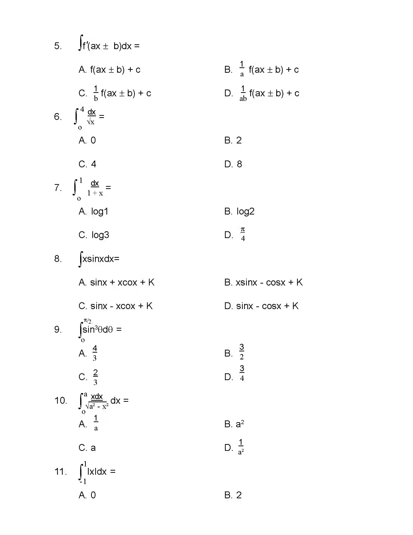 Bihar Board Class 12th 2021 Maths Sample Paper 4