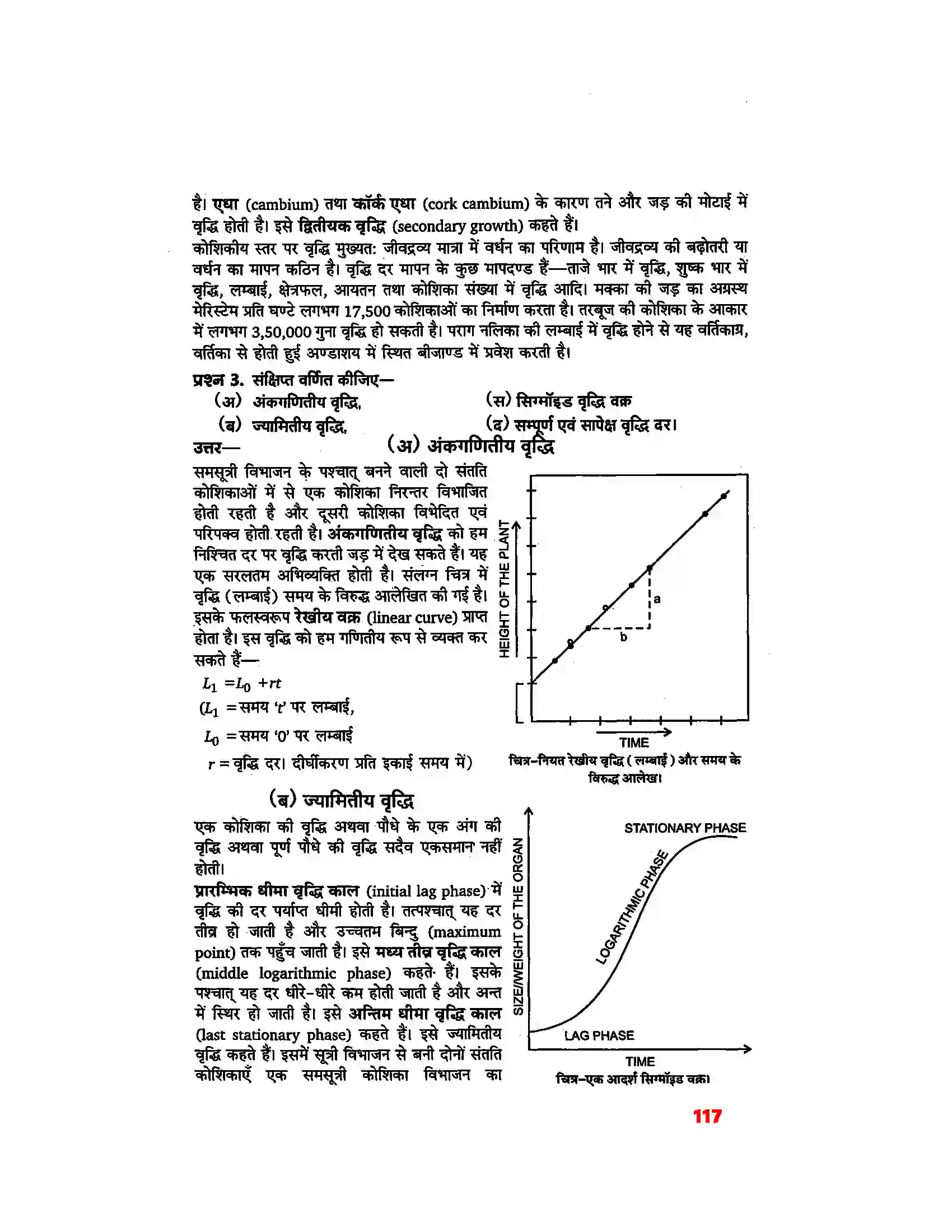 Bihar Board Class 11th Biology (जीव विज्ञान) Chapter 15 (पादप वृद्धि एवं परिवर्धन) Solution 2