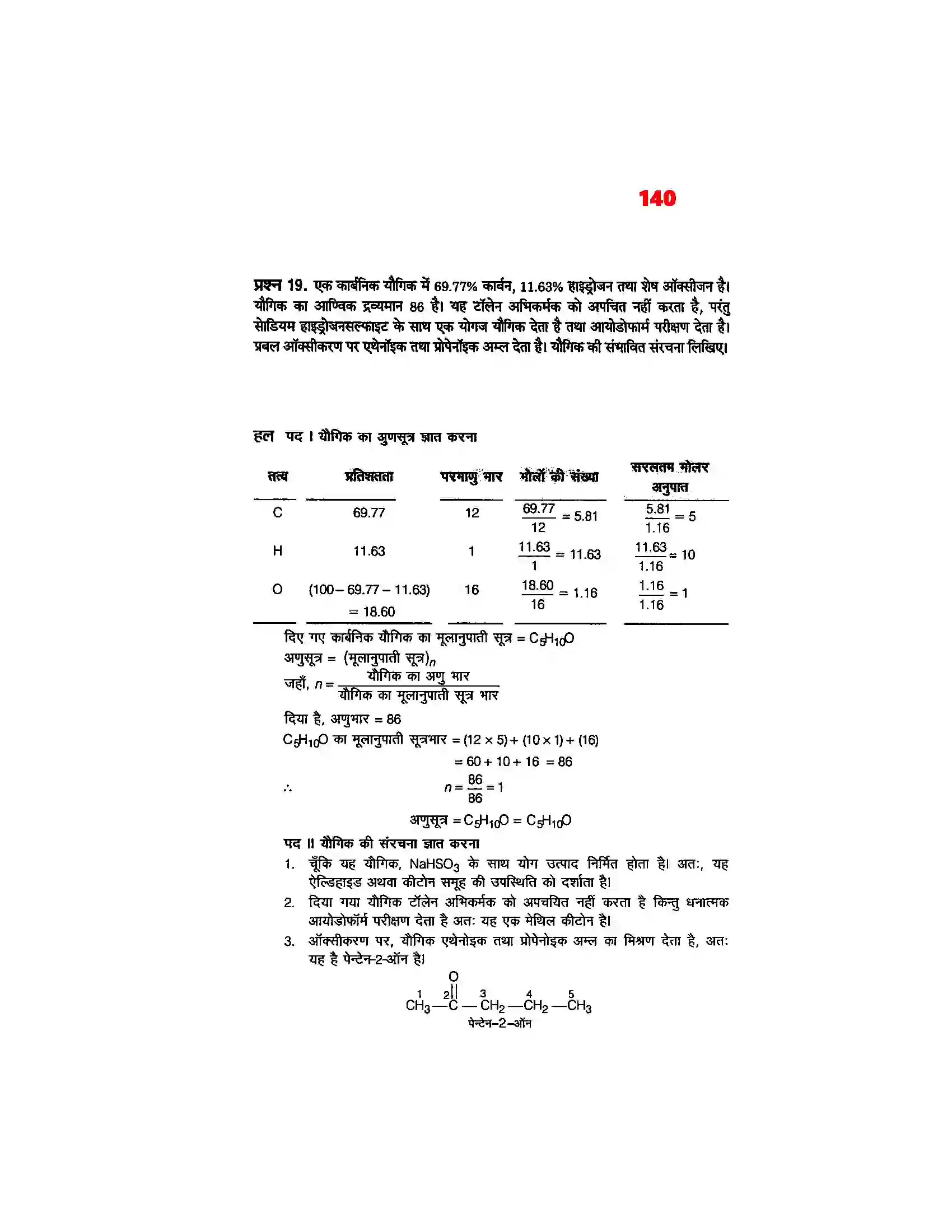 Bihar Board Class 12th Chemistry (रसायन विज्ञान) Chapter 12 (एल्डिहाईड, कीटोन एवं कर्बोक्सिलिक अम्ल) Solution 36