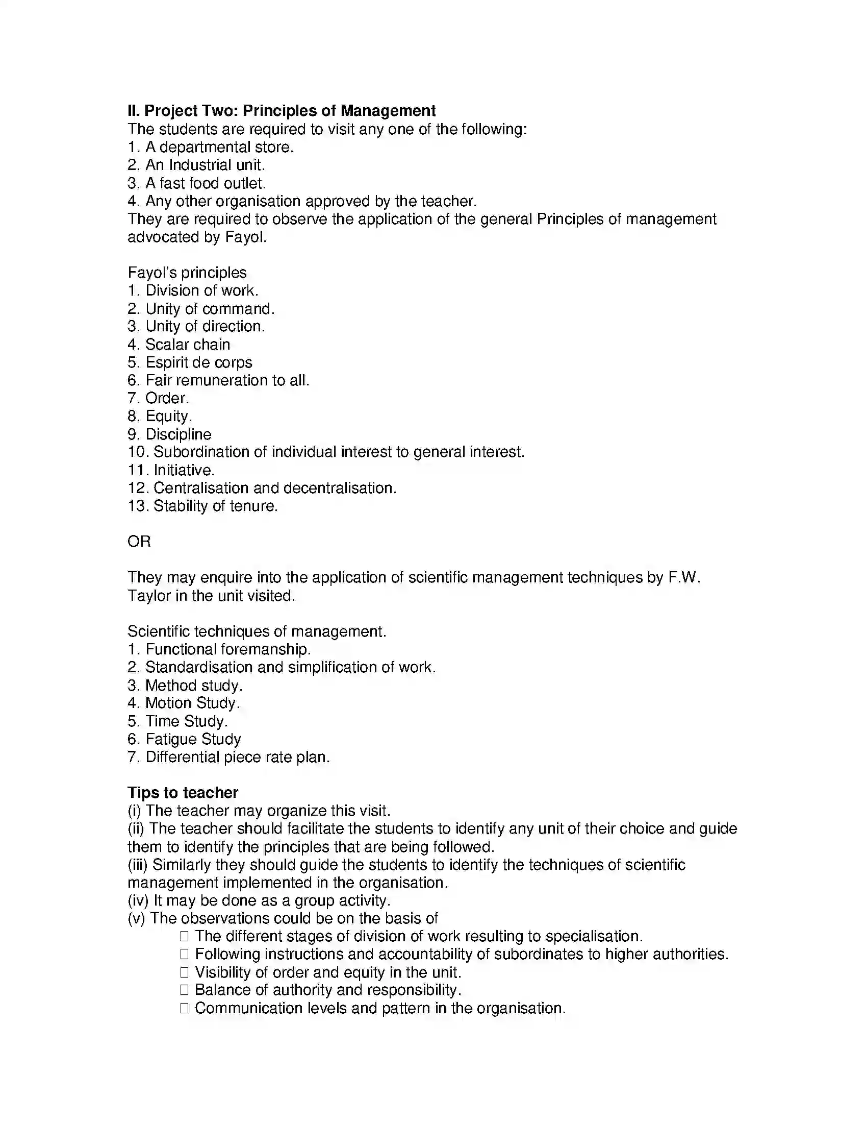 Bihar Board Class 12th 2020 Business Studies Syllabus 25