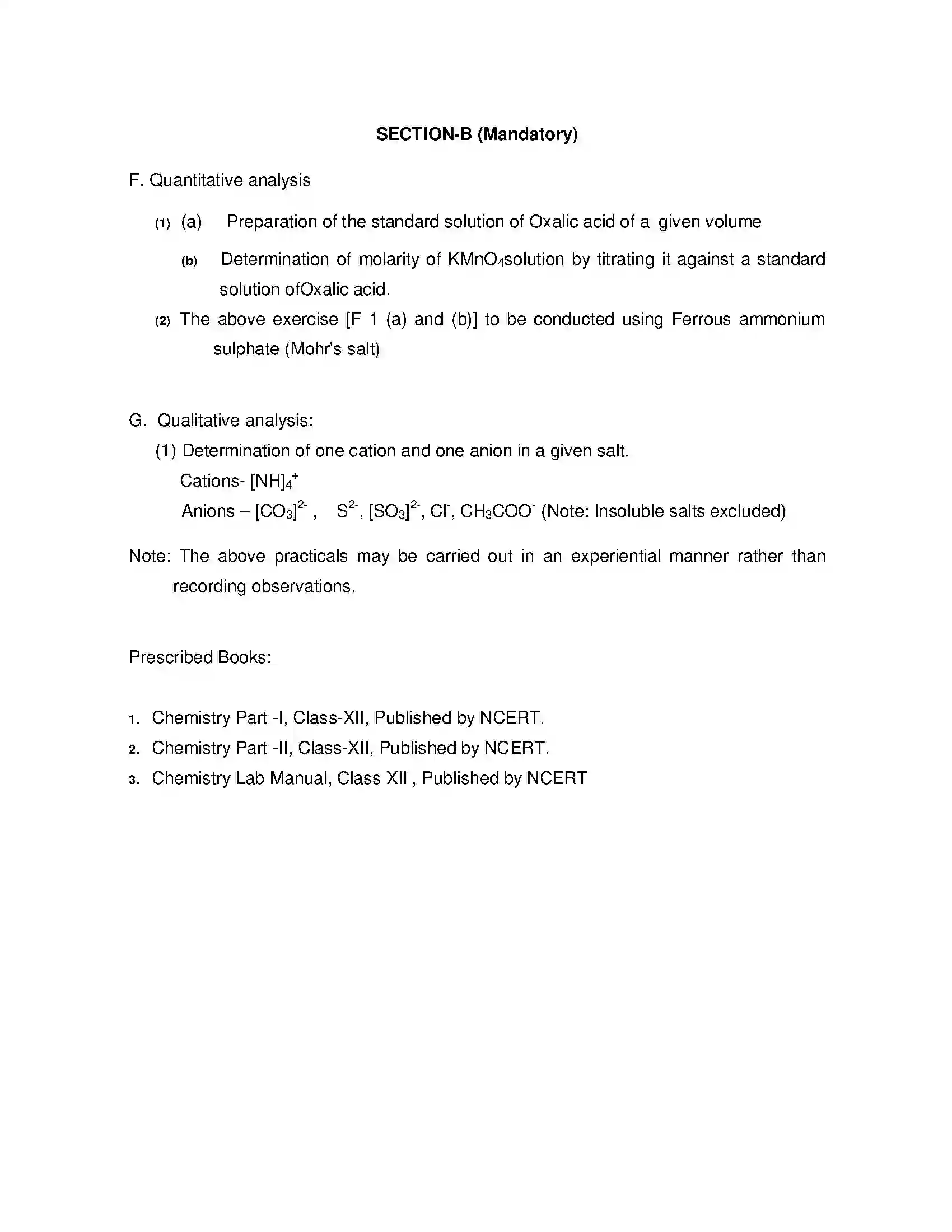 Bihar Board Class 12th 2020 Chemistry Syllabus 23