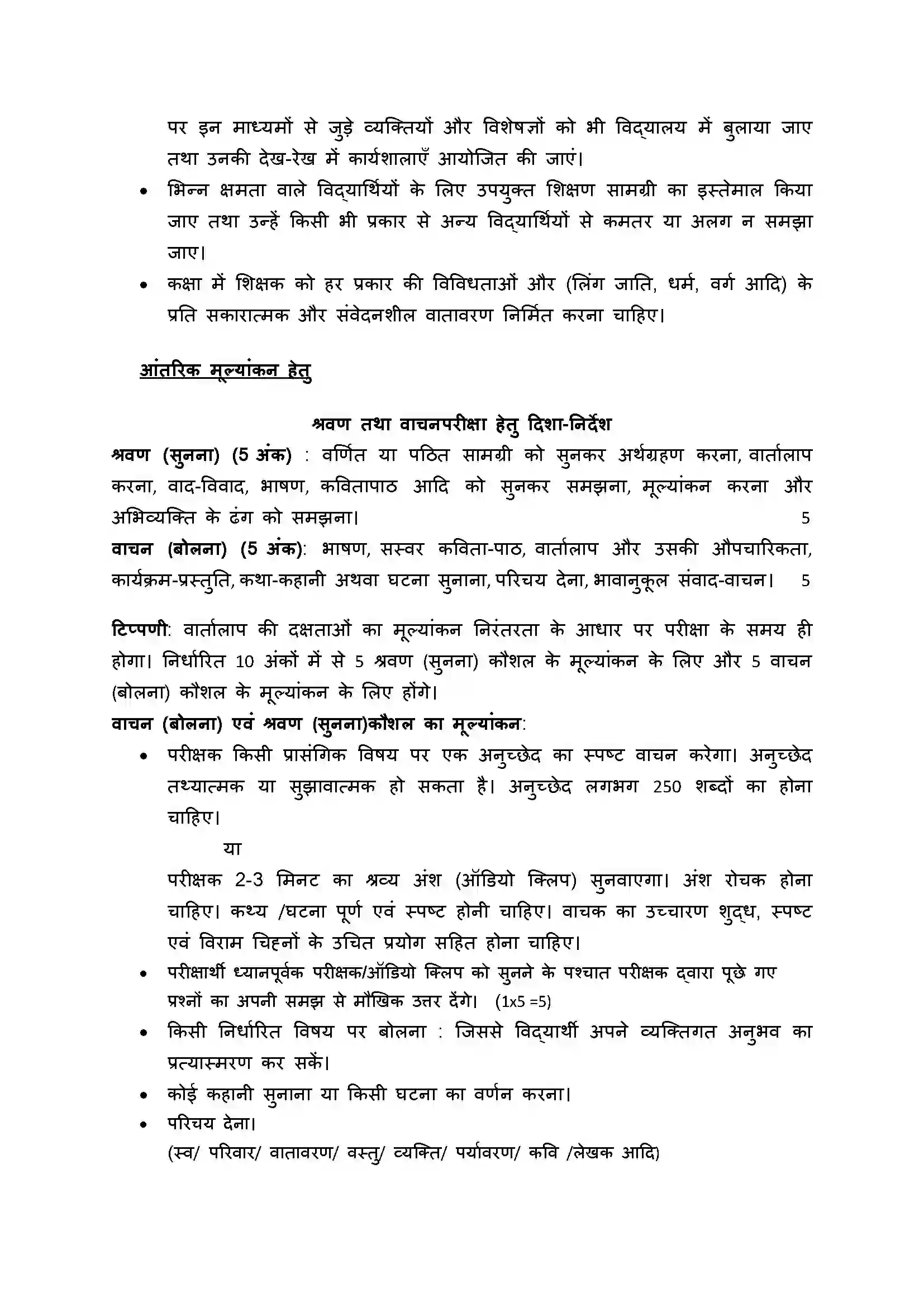 Bihar Board Class 12th 2020 Hindi Aadhar Syllabus 4