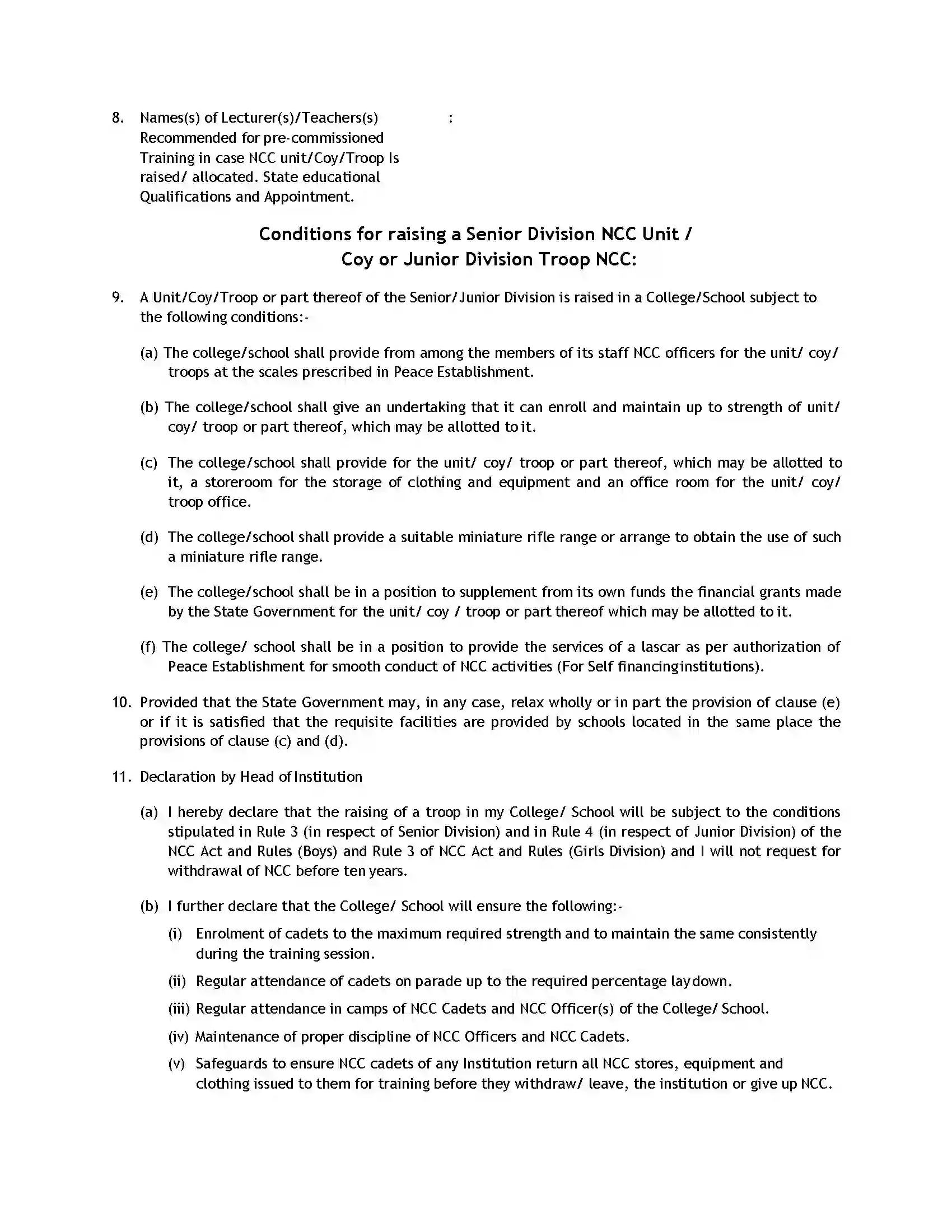 Bihar Board Class 12th 2020 NCC Syllabus 35