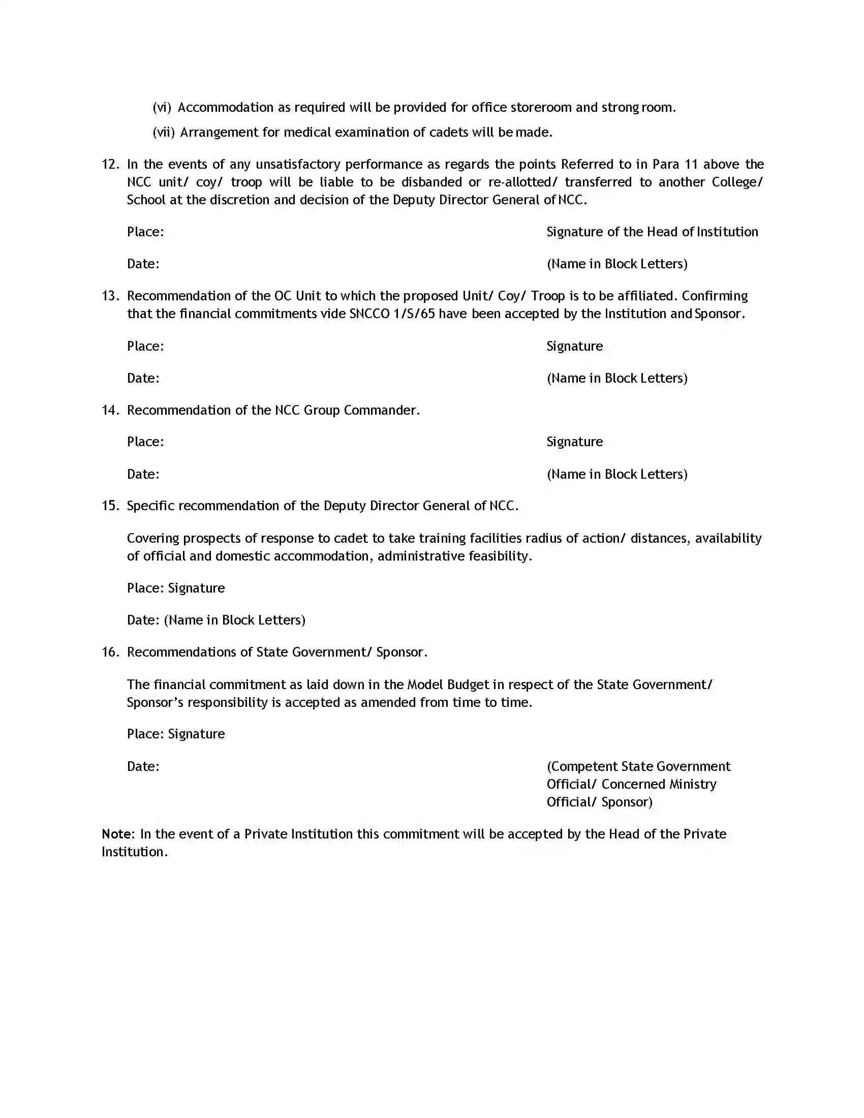 Bihar Board Class 12th 2020 NCC Syllabus 36