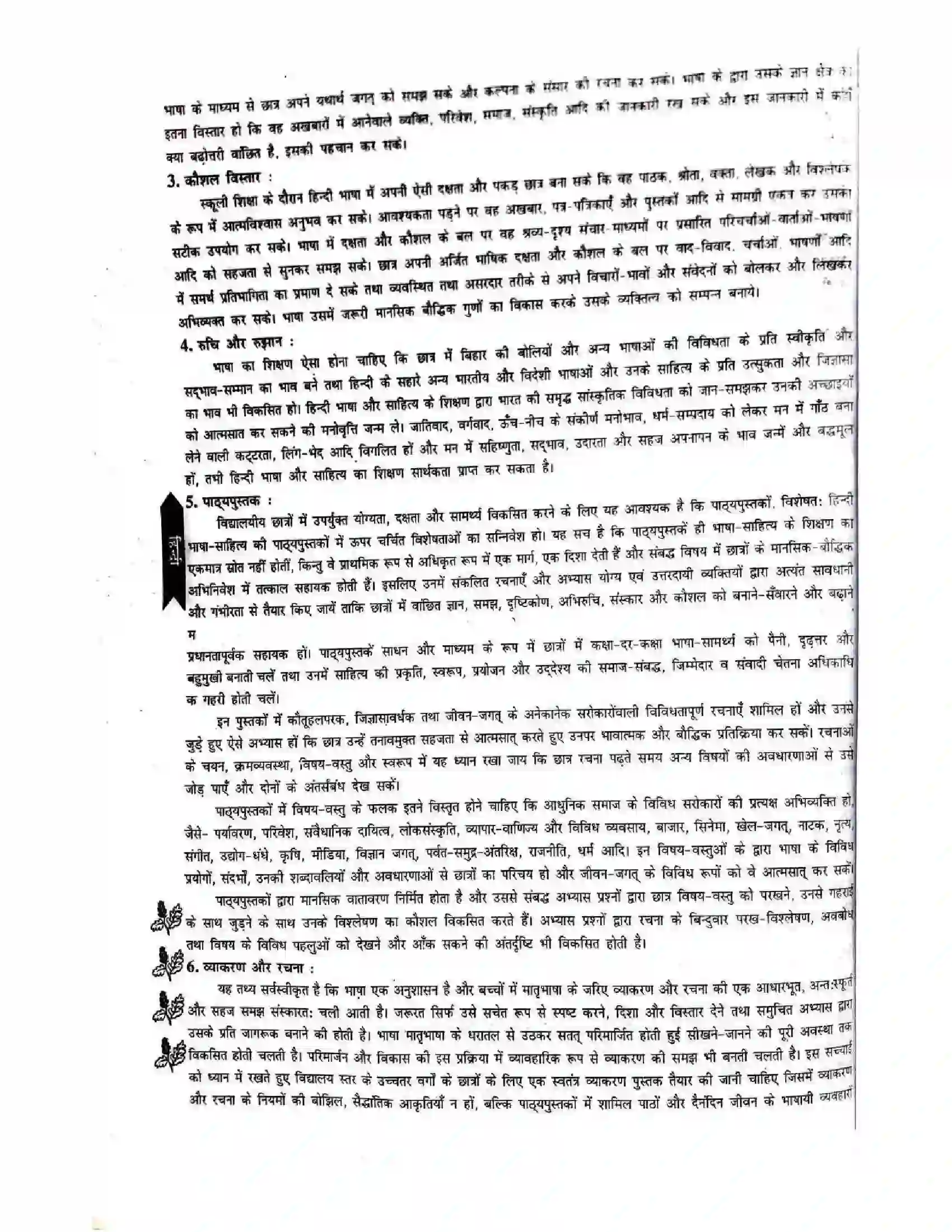 Bihar Board Class 12th 2025-26 Hindi Syllabus 2